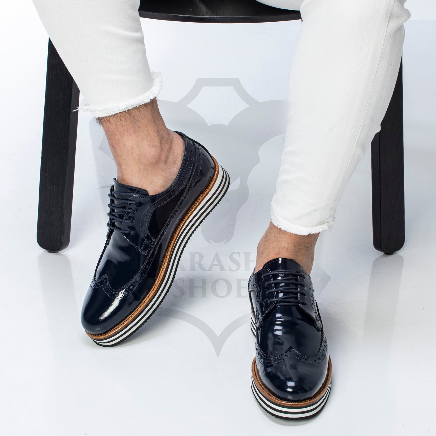 2.London -Patent Leather ,Smart Casual