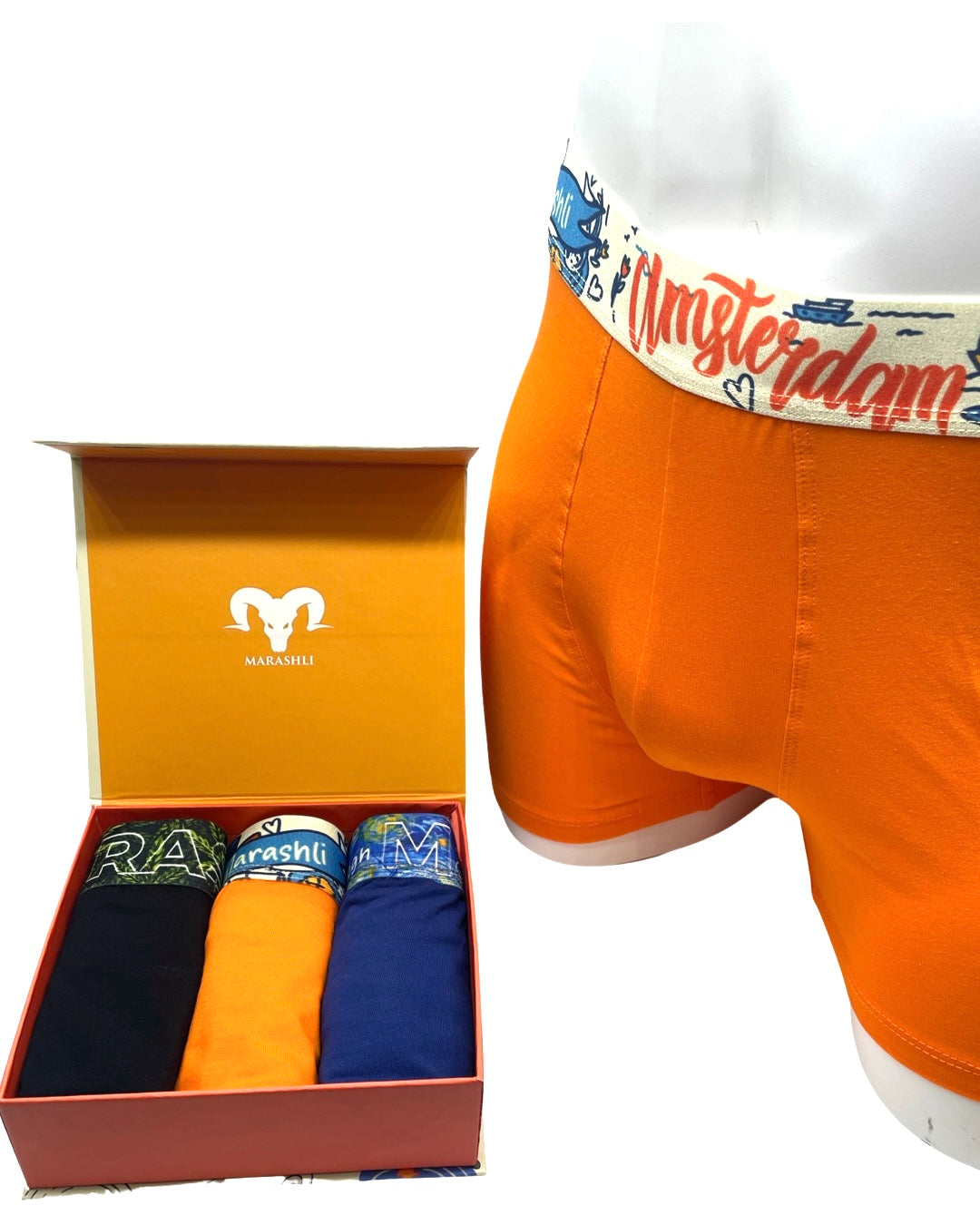 1.Amsterdam / 3- Pack/Boxer Briefs