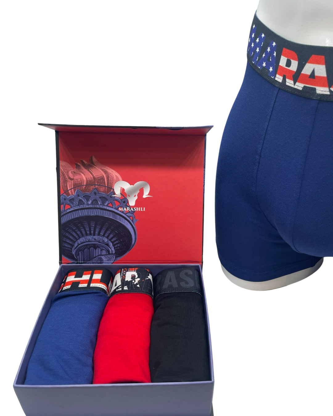 1.New York / 3-Pack /Boxer Briefs