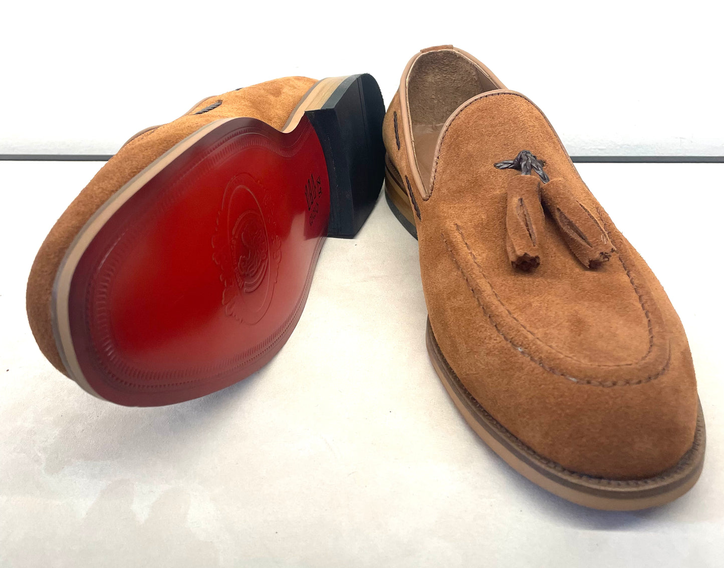 3.Suede Leather Loafers