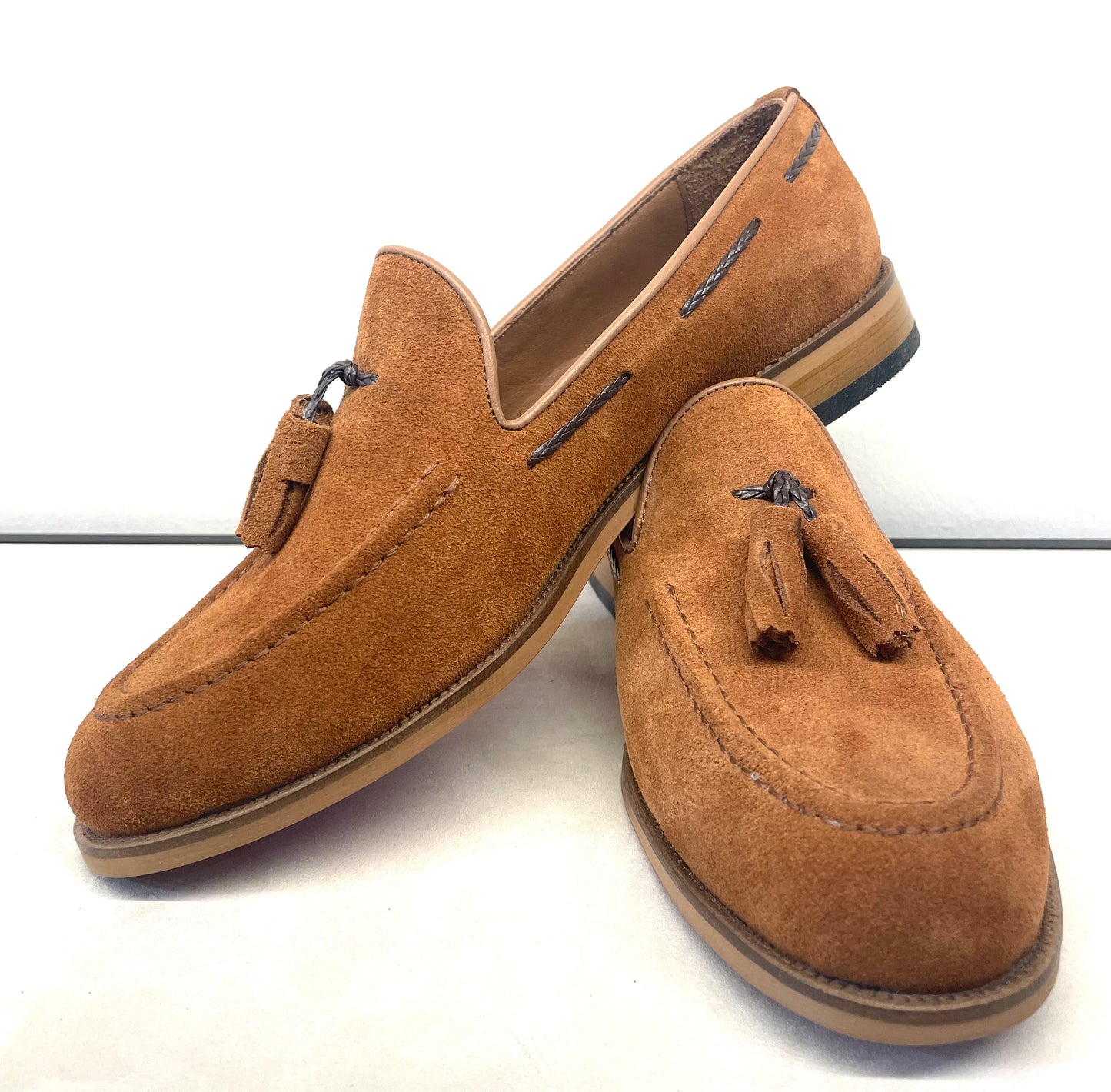 3.Suede Leather Loafers