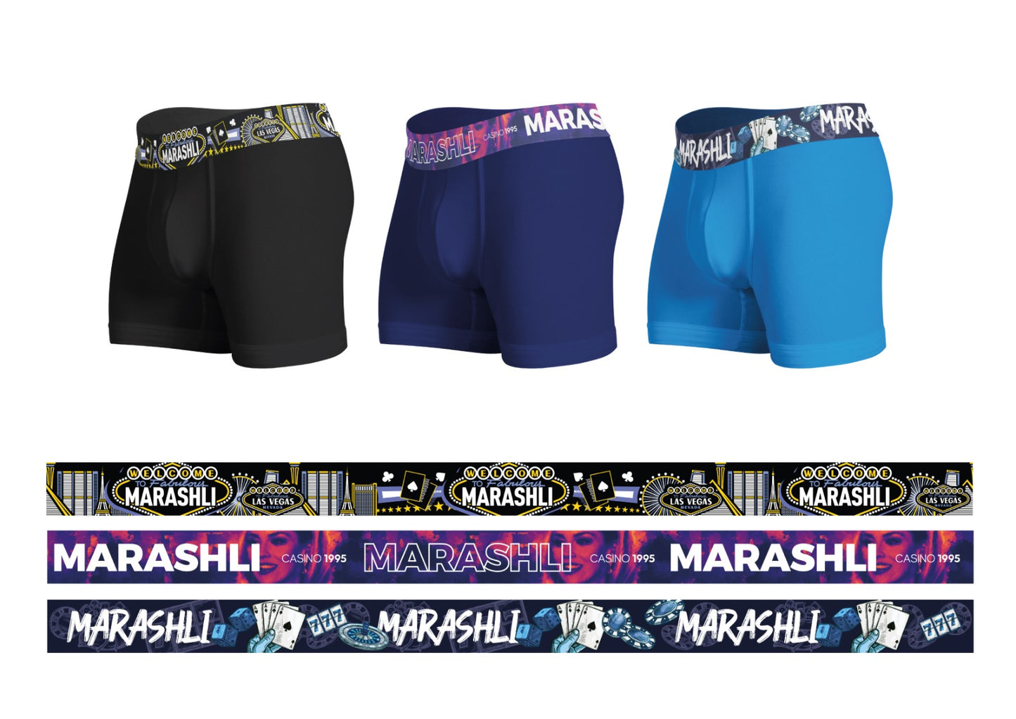 1.Las Vegas / 3-Pack/Boxer Briefs