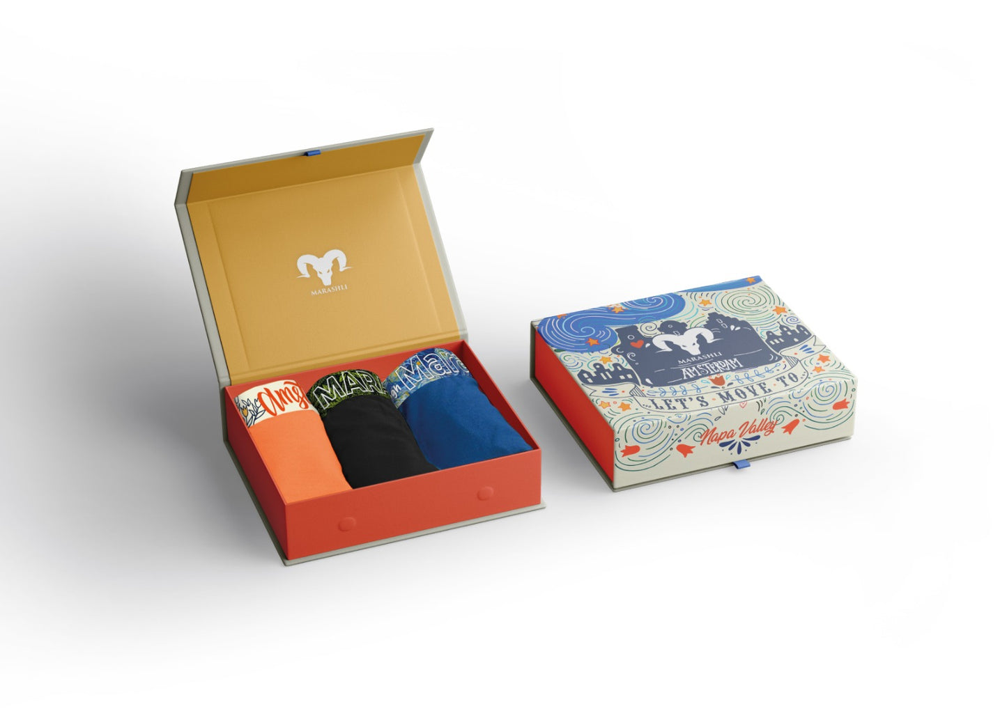 1.Amsterdam / 3- Pack/Boxer Briefs